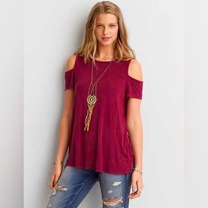 American Eagle Soft and Sexy Red Tee Shirt
